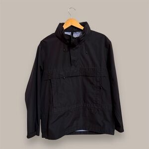 Supreme Waterproof Black Anorak Pullover Jacket